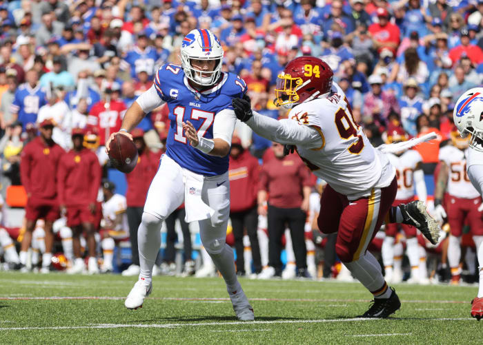 josh allen bills washington commanders daron payne